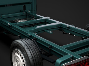 mercedes sprinter chassis single cab l2 fwd 2019 3D मॉडल