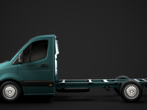 mercedes sprinter chassis single cab l2 fwd 2019 3D मॉडल