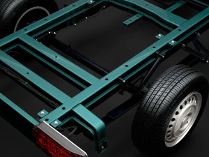 mercedes sprinter chassis single cab l2 fwd 2019 3D Model