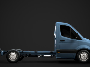 mercedes sprinter chassis single cab l2 rwd 2019 3D Model