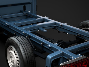 mercedes sprinter chassis single cab l2 rwd 2019 3D Model