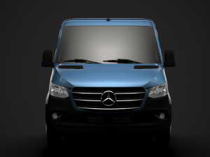 mercedes sprinter chassis single cab l2 rwd 2019 3D Model