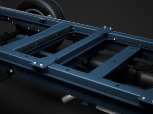 mercedes sprinter chassis single cab l2 rwd 2019 3D Model