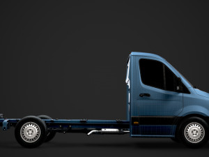 mercedes sprinter chassis single cab l2 rwd 2019 3D Model