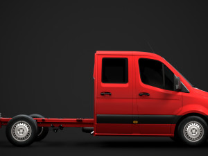 ram sprinter chassis crew cab l2 fwd 2019 3D Model
