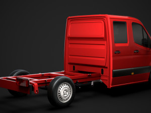 ram sprinter chassis crew cab l2 fwd 2019 3D Model