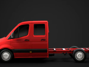 ram sprinter chassis crew cab l2 fwd 2019 3D Model
