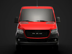 ram sprinter chassis crew cab l2 fwd 2019 3D Model