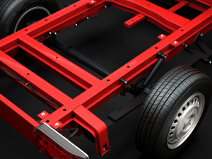 ram sprinter chassis crew cab l2 fwd 2019 3D Model
