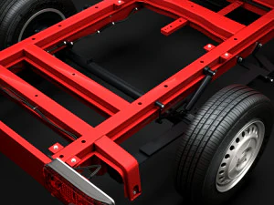 ram sprinter chassis crew cab l2 fwd 2019 3D Model