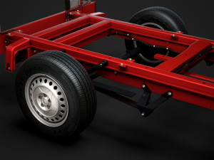 ram sprinter chassis crew cab l2 fwd 2019 3D Model
