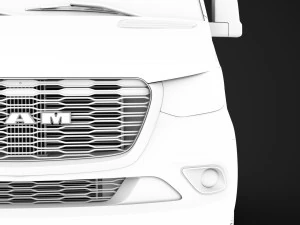 ram sprinter chassis crew cab l2 fwd 2019 3D Model