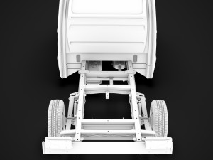 ram sprinter chassis crew cab l2 fwd 2019 3D Model
