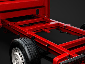 ram sprinter chassis crew cab l2 fwd 2019 3D Model