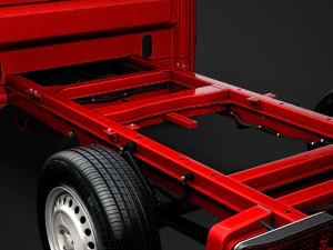 ram sprinter chassis crew cab l2 fwd 2019 3D Model