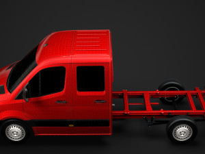 ram sprinter chassis crew cab l2 fwd 2019 3D Model