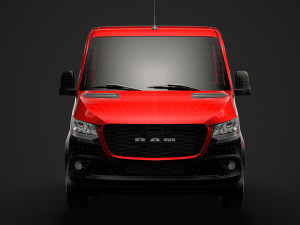 ram sprinter chassis crew cab l2 fwd 2019 3D Model