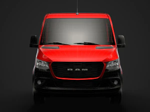 ram sprinter chassis crew cab l2 fwd 2019 3D Model