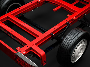 ram sprinter chassis crew cab l2 fwd 2019 3D Model