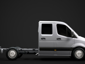 ram sprinter chassis crew cab l2 rwd 2019 3D 模型