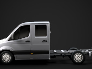 ram sprinter chassis crew cab l2 rwd 2019 3D 模型