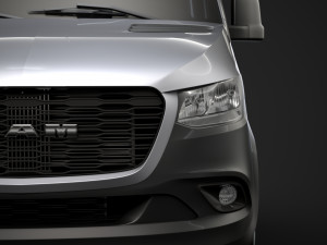 ram sprinter chassis crew cab l2 rwd 2019 3D 模型
