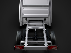 ram sprinter chassis crew cab l2 rwd 2019 3D 模型
