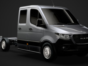 ram sprinter chassis crew cab l2 rwd 2019 3D 模型