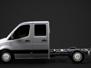 ram sprinter chassis crew cab l2 rwd 2019 3D 模型