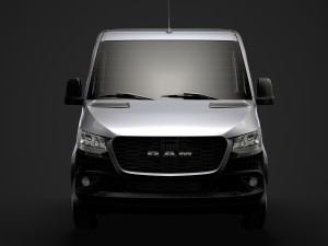 ram sprinter chassis crew cab l2 rwd 2019 3D 模型