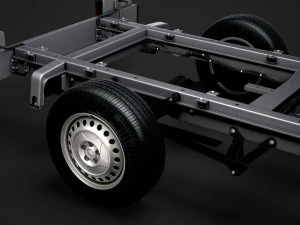 ram sprinter chassis crew cab l2 rwd 2019 3D Model