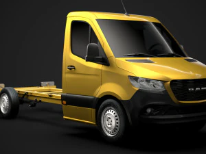 ram sprinter chassis single cab l2 fwd 2019 3D Модель