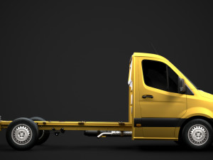 ram sprinter chassis single cab l2 fwd 2019 3D 모델
