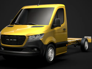 ram sprinter chassis single cab l2 fwd 2019 3D Model