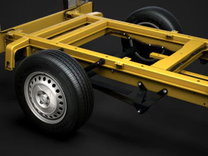 ram sprinter chassis single cab l2 fwd 2019 3D Model