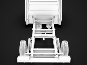 ram sprinter chassis single cab l2 fwd 2019 3D 모델