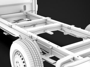 ram sprinter chassis single cab l2 fwd 2019 3D 모델