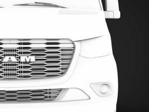 ram sprinter chassis single cab l2 fwd 2019 3D 모델