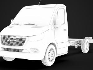 ram sprinter chassis single cab l2 fwd 2019 3D 모델