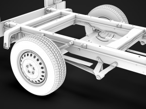 ram sprinter chassis single cab l2 fwd 2019 3D 모델