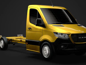 ram sprinter chassis single cab l2 fwd 2019 3D Model