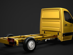 ram sprinter chassis single cab l2 fwd 2019 3D 모델