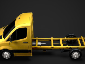 ram sprinter chassis single cab l2 fwd 2019 3D 모델