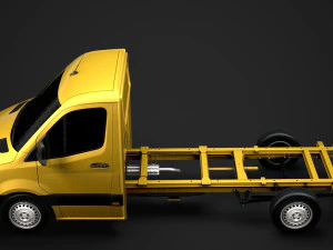 ram sprinter chassis single cab l2 fwd 2019 3D Model