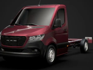 ram sprinter chassis single cab l2 rwd 2019 3D Model