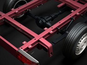 ram sprinter chassis single cab l2 rwd 2019 3D Model