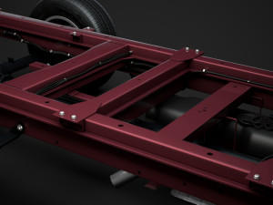 ram sprinter chassis single cab l2 rwd 2019 3D Model