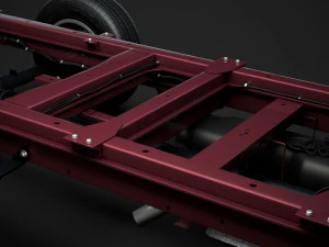 ram sprinter chassis single cab l2 rwd 2019 3D Model