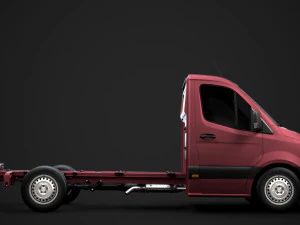 ram sprinter chassis single cab l2 rwd 2019 3D Model
