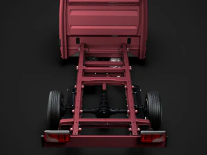 ram sprinter chassis single cab l2 rwd 2019 3D Model